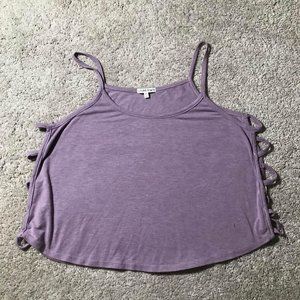 Future State women’s medium purple cropped top